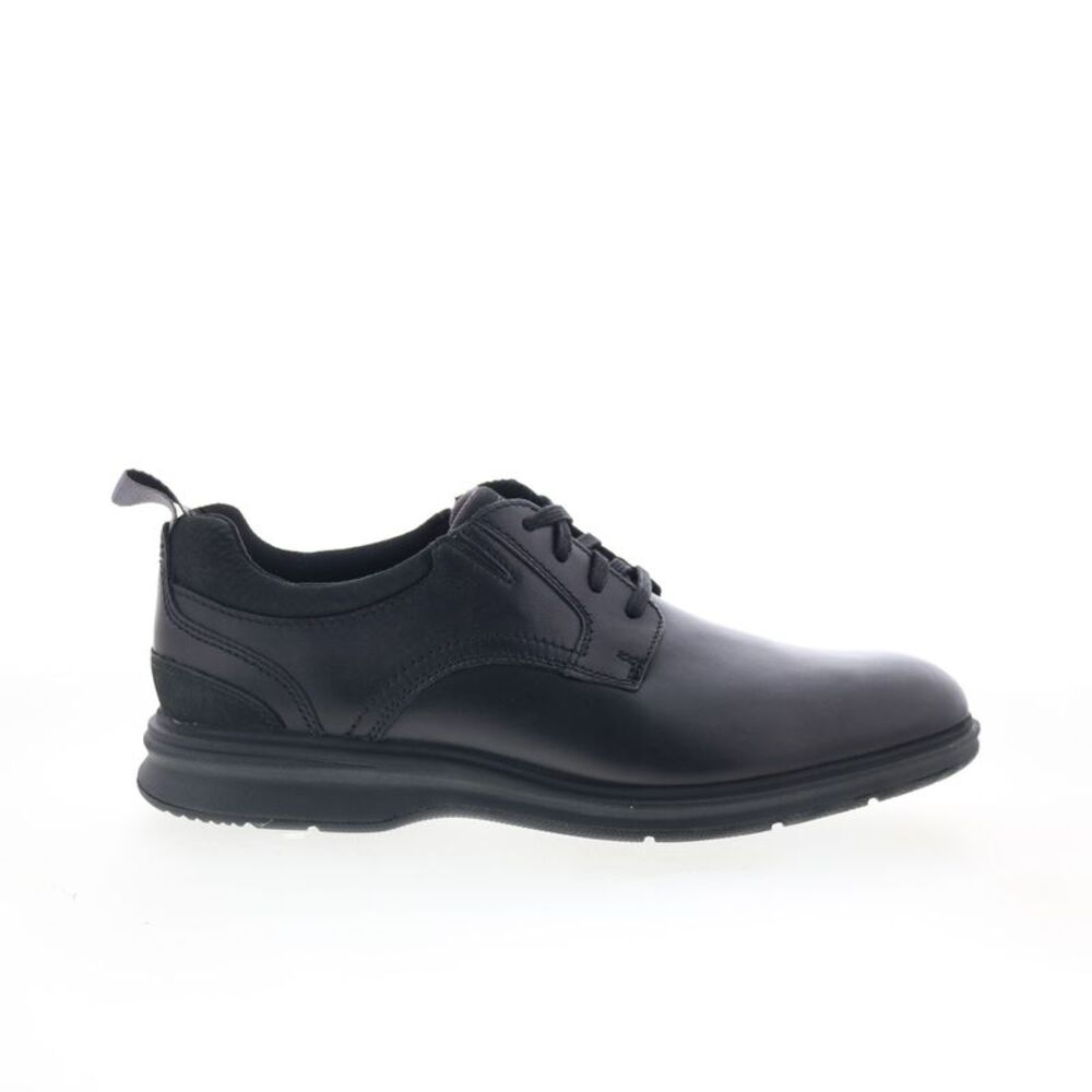 Rockport Mens Total Motion City Plain Toe Black Shoes (NWT)